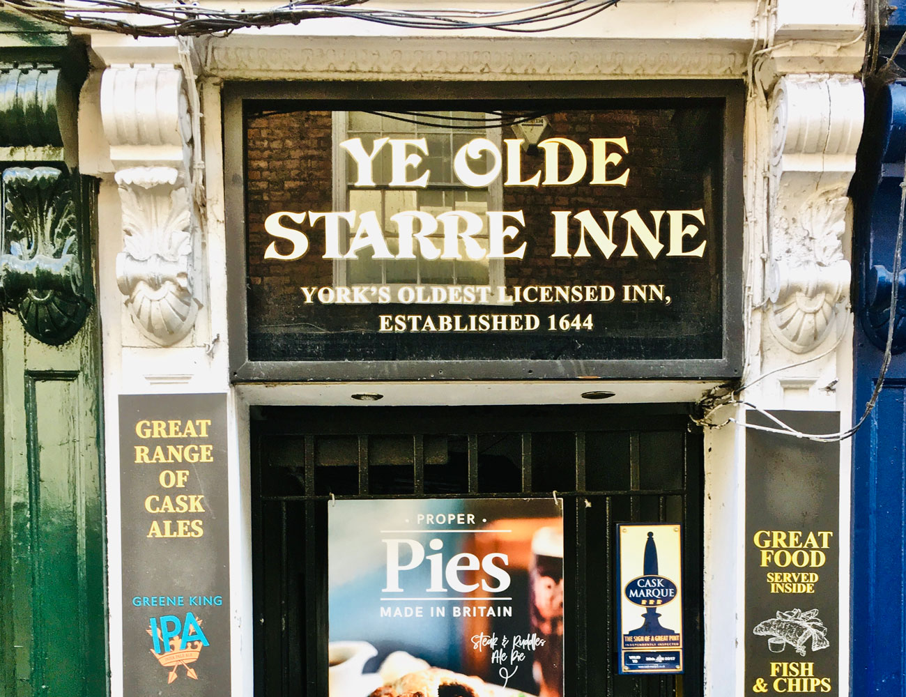 Ye Olde Starre Inne, Stonegate - One Of York's Most Famous And Historic Pubs